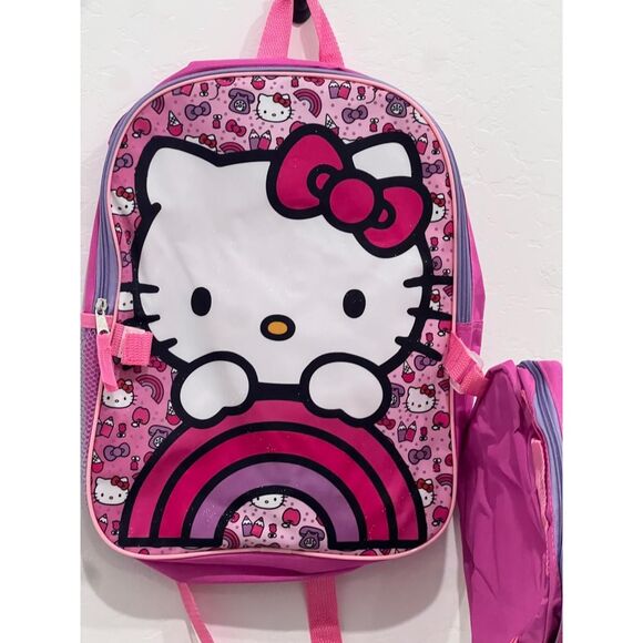 Hello-kitty Women's Pink and White Bag - Picture 5 of 8